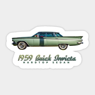 1959 Buick Invicta Hardtop Sedan Sticker